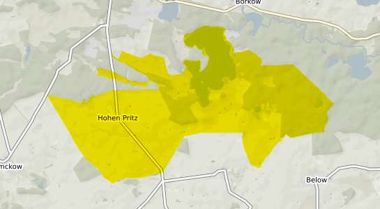 Immobilienpreisekarte Hohen Pritz